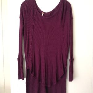 Free People long sleeve thermal top